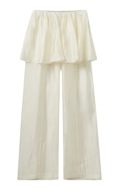 The Garment Gillian Peplum Pants In White