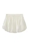 The Garment Gillian Semi-sheer Balloon Top In White