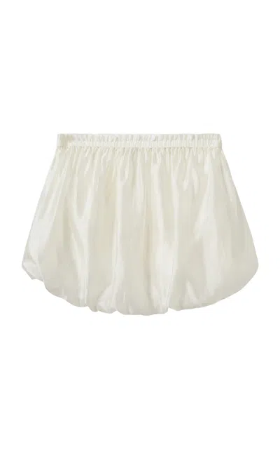 The Garment Gillian Semi-sheer Balloon Top In White