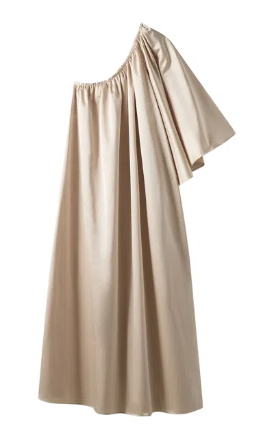 The Garment Giselle Cotton-blend Maxi Dress In Neutral