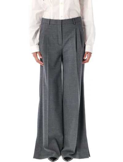 The Garment Pleated Trousers In Gray