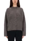 The Garment Roma Boyfriend Sweater Grey Melange In Gray