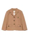 The Garment Jacket In Brown