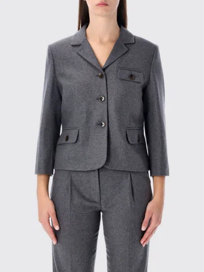 The Garment Jacket  Woman Color Grey In Blue