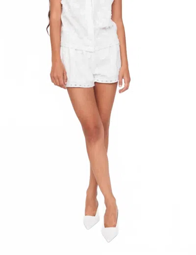 The Garment Jewell Pull-on Shorts In White