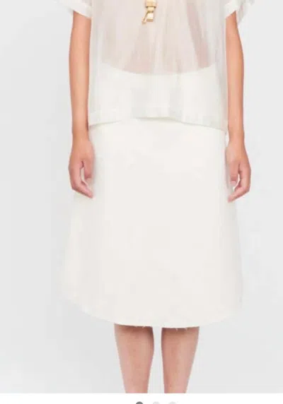 The Garment Kelly Skirt In Ivory In White