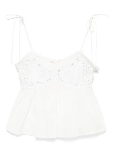 The Garment Kirsten Crochet Top In White