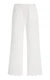 The Garment Kirsten Low-rise Organic Cotton Wide-leg Pants In White