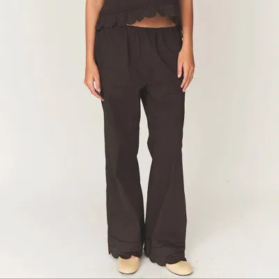 The Garment Kirsten Pull-on Pants In Chocolate In Black