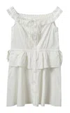 The Garment Kirten Lace-trimmed Mini Dress In White
