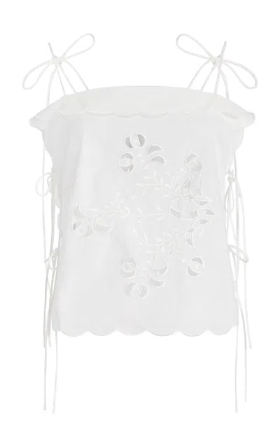 The Garment Kristen Cotton Top In White