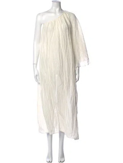 Pre-owned The Garment Linen Long Dress W/ Tags In Neutrals