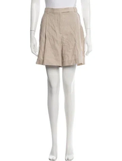 Pre-owned The Garment Linen Shorts In Neutral