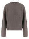 The Garment Stretch Mohair Blend Sweatshirt In Gray