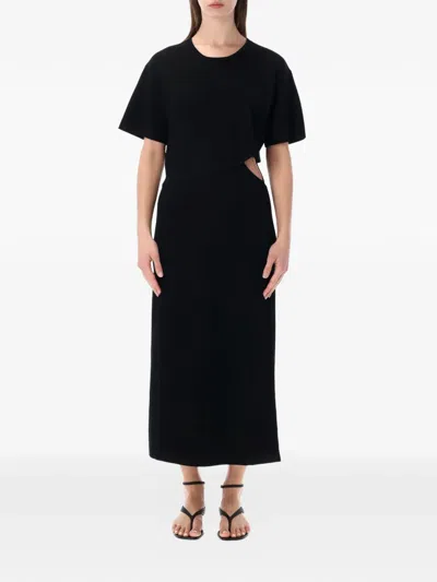 The Garment Madison Cut-out Knit Dress In Black