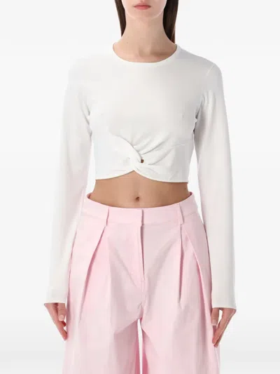 The Garment Madison Knotted Top In White