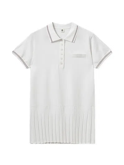 The Garment Madison Pleated Dress In White