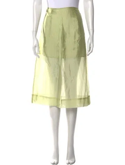Pre-owned The Garment Midi Length Skirt W/ Tags In Green