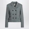 The Garment Mille Double-breasted Wool-blend Blazer In Blue