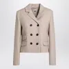 The Garment Mille Double-breasted Jacket In Beige