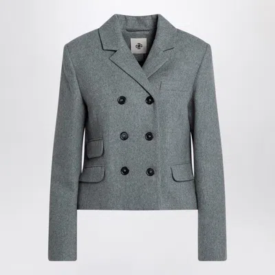 THE GARMENT THE GARMENT  MILLE GREY DOUBLE-BREASTED JACKET