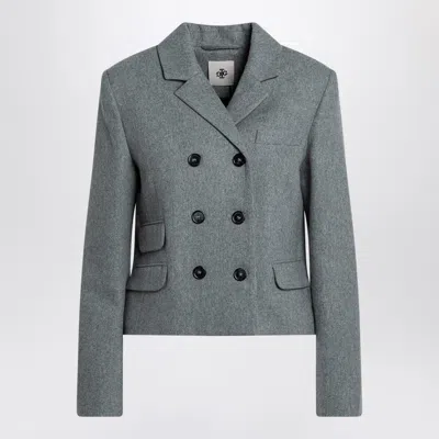 THE GARMENT THE GARMENT MILLE GREY DOUBLE BREASTED JACKET