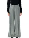 The Garment Mille Grey Over Trousers In Grey Melange