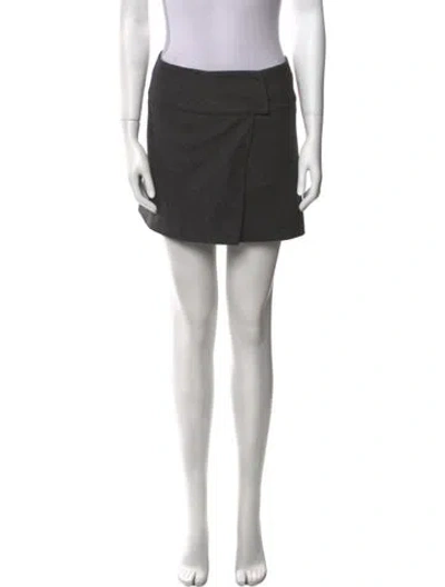 Pre-owned The Garment Mini Skirt In Gray