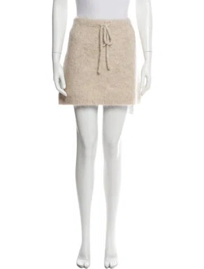 Pre-owned The Garment Mini Skirt In Neutral