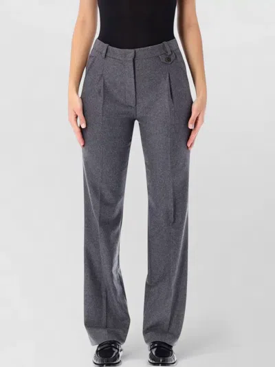 The Garment Mitch Pant Tailored Pleated Front Belt Loops In Multi