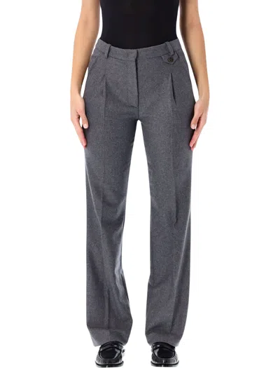 THE GARMENT THE GARMENT MITCH PANTS IN GREY MELANGE WOOL
