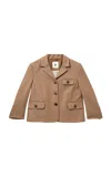 The Garment Mitch Wool Jacket In Tan