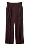 The Garment Necchi Wide Leg Pants In Burgundy