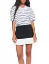 The Garment Noah Mini Skirt In Black In Black