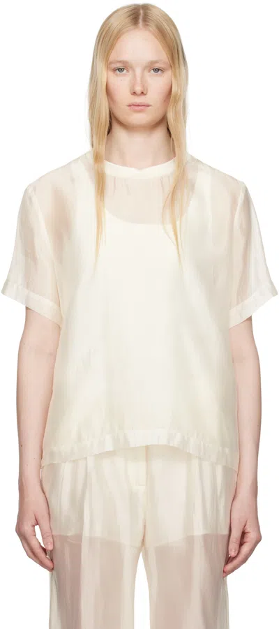 The Garment Off-white Gilian T-shirt In 001 Cream