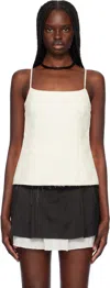 The Garment Kelly Cotton Blend Tank Top In 002 Ivory