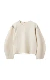 The Garment Oslo Oversized Wool Sweater In White