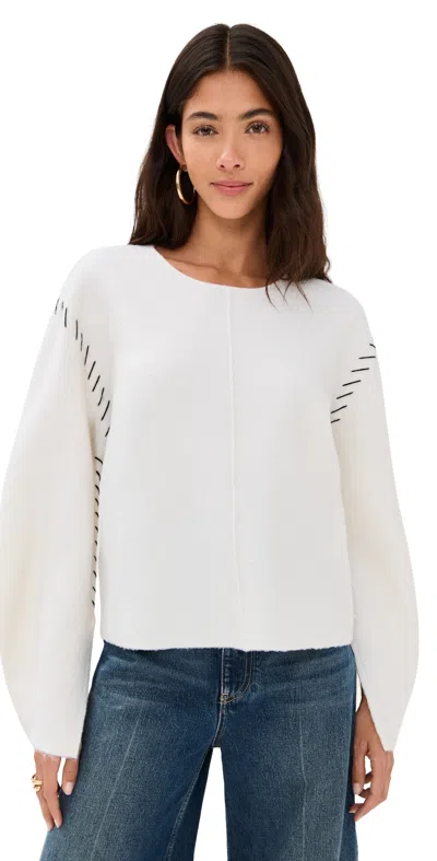 The Garment Oslo Sweater Ivory In White