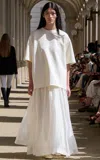 The Garment Gilian Voluminous Tulle Maxi Skirt In White