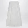 The Garment White Cotton Palazzo Trousers