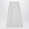 The Garment White Cotton Palazzo Trousers