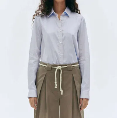 The Garment Palmela Shirt In Blue/white Stripes