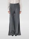 The Garment High-rise Grey Wide-leg Pants In Blue