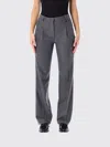 The Garment Mitch Pants In Grey Melange Wool In Blue