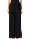 The Garment Pisano Tailored Pants Pleats Belt Loops In Black