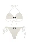 The Garment Plage Bikini Swimsuit In Metallic
