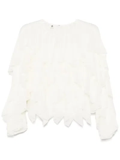 The Garment Pleated Top In Multicolor