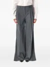 The Garment High-rise Grey Wide-leg Pants In Gray