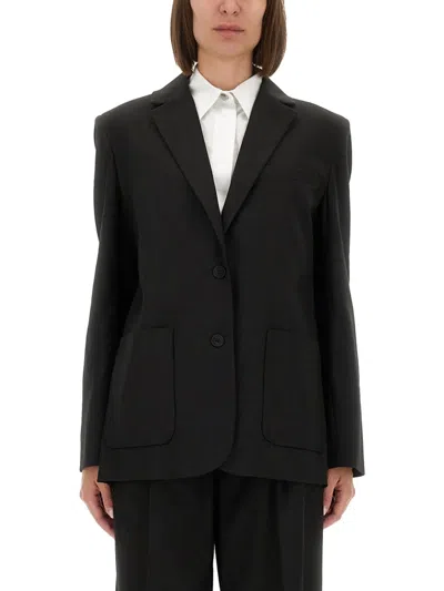 The Garment Black Jackets In Orange