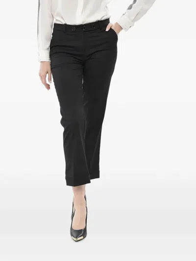 The Garment Pluto Cropped Trousers In Black